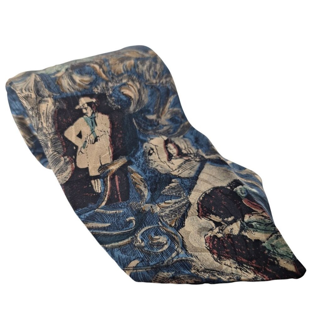 Vintage 1992 Gone With The Wind Silk Necktie